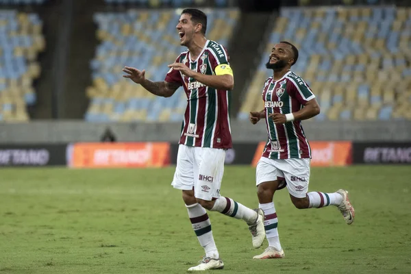 Rio Janeiro Brazil 22Nd April 2023 Match Fluminense Athletico Brazilian — 스톡 사진
