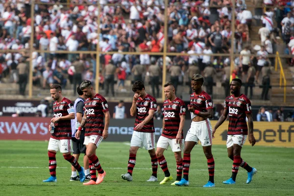 Lima Peru 23Rd Listopad 2019 Flamengo River Plate Jednym Finale — Zdjęcie stockowe
