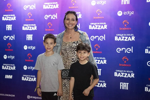 Rio Janeiro 2022 Actress Juliana Knust Premiere Bazzar Cirque Soleil — Stock Photo, Image