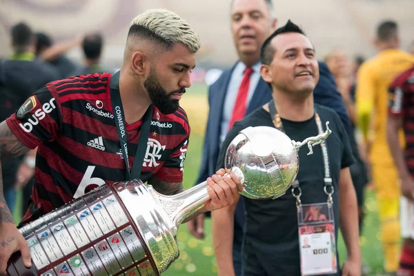 Lima Peru 23Rd Listopad 2019 Flamengo River Plate Jednym Finale — Zdjęcie stockowe