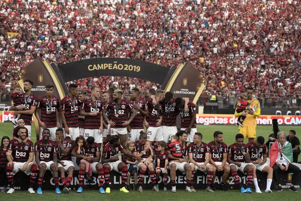Lima Perú Noviembre 2019 Flamengo River Plate Final Única Copa — Foto de Stock