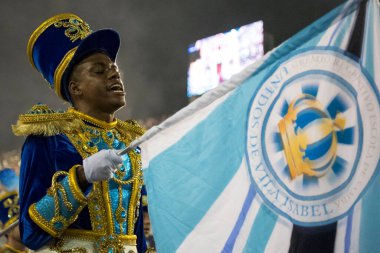 Rio de Janeiro, RJ, Brezilya - Mart 04, 2019: Rio Karnavalı 2019. Rio de Janeiro Karnaval Özel Serisi.