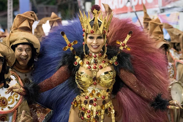 Rio Janeiro Brasilien März 2019 Karneval Rio 2019 Parade Der — Stockfoto