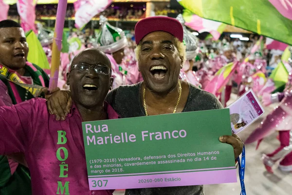 Rio Janeiro Brasile Marzo 2019 Rio Carnival 2019 Sfilata Delle — Foto Stock