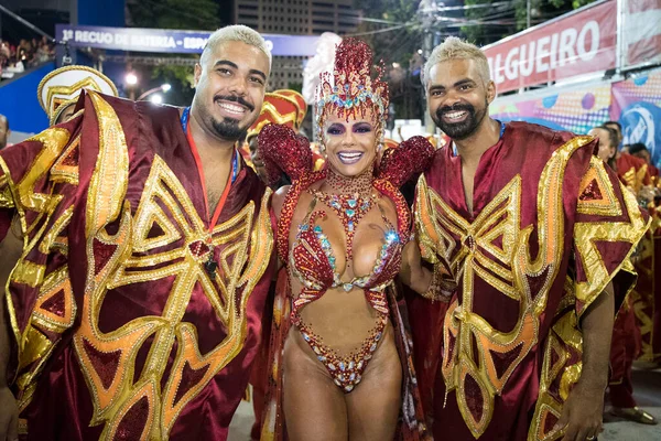 Rio Janeiro Brasilien März 2019 Karneval Rio 2019 Parade Der — Stockfoto