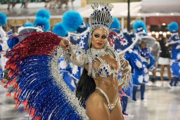 Rio Janeiro Brasile Marzo 2019 Rio Carnival 2019 Sfilata Carnevale — Foto Stock