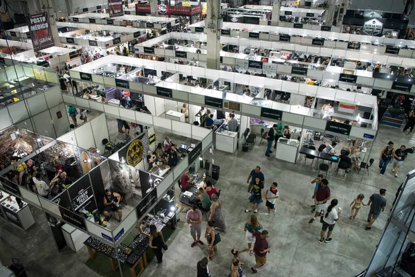ジャネイロ ブラジル 1月2020 入れ墨の週の第8版リオは ジャネイロの新都市地区にあるアメリカのコンベンションセンターで世界最大の入れ墨イベントと考えられています — ストック写真