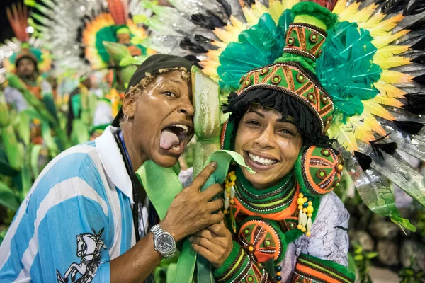Río Janeiro Brasil Marzo 2019 Carnaval Río 2019 Desfile Las —  Fotos de Stock