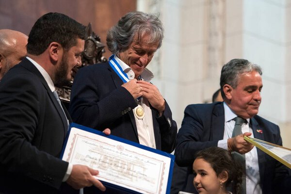 Рио-де-Жанейро (RJ), 12.12.2019 - вручение медали Тирадентеса тренеру Хорхе Хесусу и президенту фламенго Родольфо Ландиму в ALERJ, в центре Рио-де-Жанейро.