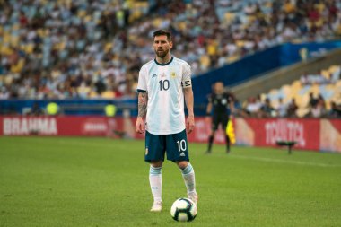 Rio de Janeiro, Brezilya - 28 Haziran 2019: Venezuela x Arjantin Amerika Kupası 2019 Maracana Stadyumu 