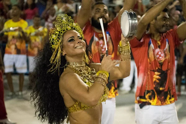 Río Janeiro Brasil Febrero 2019 Ensayo Técnico Las Escuelas Samba —  Fotos de Stock