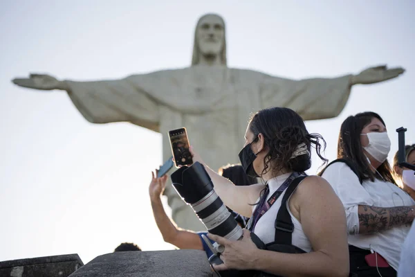 Rio Janeiro Brazilië Januari 2021 Eerste Toepassing Van Het Coronavac — Stockfoto