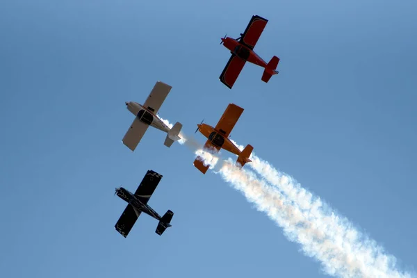 Rio Janeiro Brazil December 2020 Presentation Sky Squadron Ipanema Beach — Stock Photo, Image