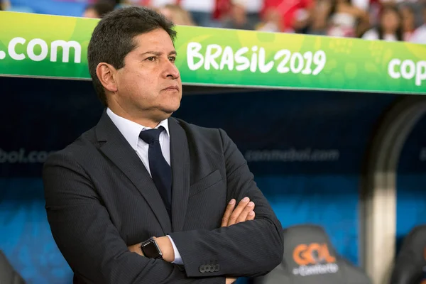 Rio Janeiro Brasilien Juni 2019 Match Mellan Bolivia Peru Giltig — Stockfoto