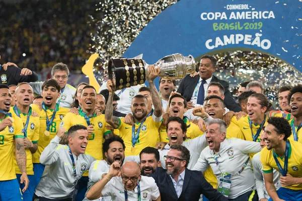 Río Janeiro Brasil Julio 2019 Campeón Brasil Copa América 2019 — Foto de Stock