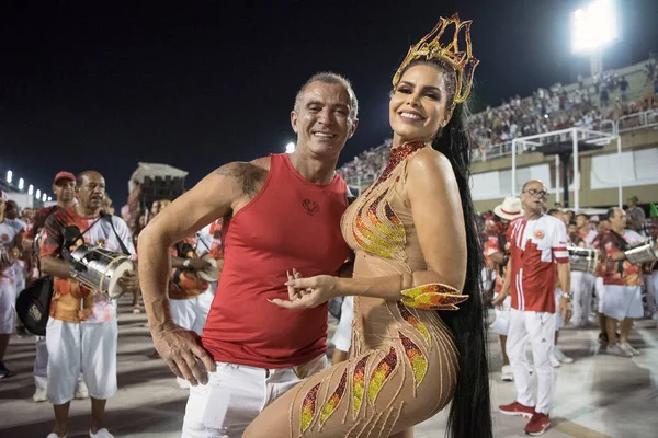 Río Janeiro Brasil Febrero 2019 Ensayo Técnico Las Escuelas Samba — Foto de Stock