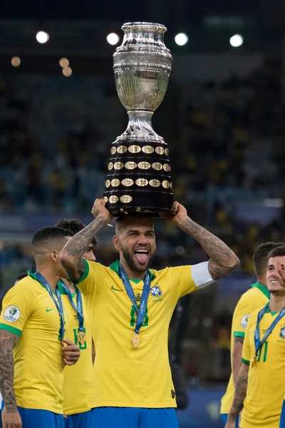 Rio Janeiro Brezilya Temmuz 2019 Brezilya Copa America 2019 Şampiyonu — Stok fotoğraf