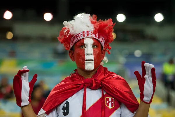 Rio Janeiro Brazylia Czerwca 2019 Mecz Pomiędzy Boliwią Peru Ważny — Zdjęcie stockowe