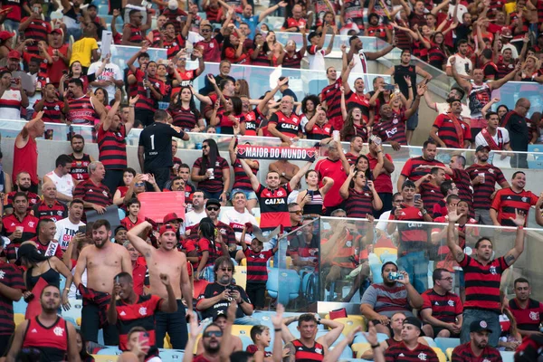Rio Janeiro Brasile Aprile 2019 Commemorazione Gabigol Flamengo Partita Tra — Foto Stock