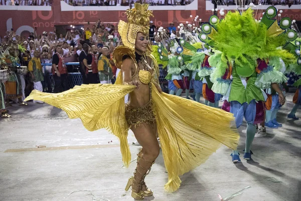 Ρίο Ντε Τζανέιρο Βραζιλία Φεβρουαρίου 2020 Ρίο Καρναβάλι 2020 Παρέλαση — Φωτογραφία Αρχείου