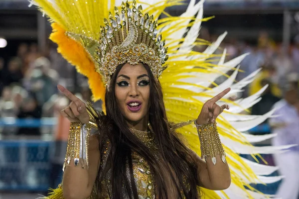 Rio Janeiro Brezilya Şubat 2020 Denise Kayan Rio Karnavalı 2020 — Stok fotoğraf