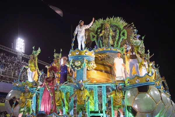 ジャネイロ ブラジル 2020年2月22日 リオカーニバル2020 リオデジャネイロのサンバ学校のパレード — ストック写真
