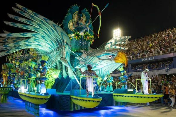 Рио Жанейро Бразилия Февраля 2020 Года Карнавал Рио 2020 Парад — стоковое фото
