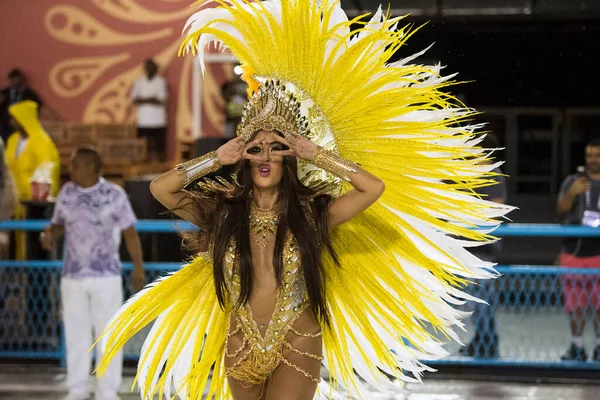 Rio Janeiro Brasilien Februar 2020 Denise Kayan Karneval Rio 2020 — Stockfoto