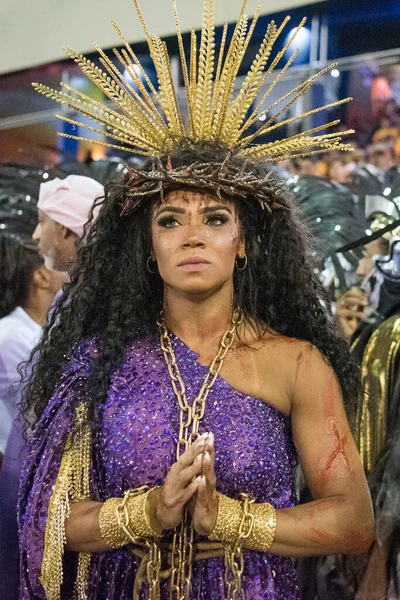 Río Janeiro Brasil Febrero 2020 Evelyn Bastos Carnaval Río 2020 —  Fotos de Stock