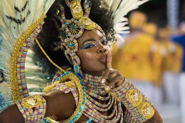 Rio Janeiro Brasile Febbraio 2020 Eligi Oliveira Carnevale Rio 2020 — Foto Stock