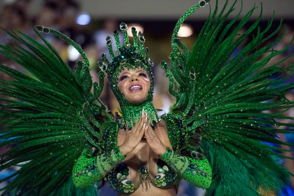 巴西里约热内卢 2020年2月23日 里约嘉年华2020 里约热内卢Samba学校的游行 — 图库照片