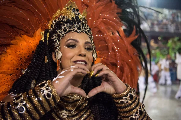 Rio Janeiro Brazilië Februari 2020 Rio Carnaval 2020 Parade Van — Stockfoto