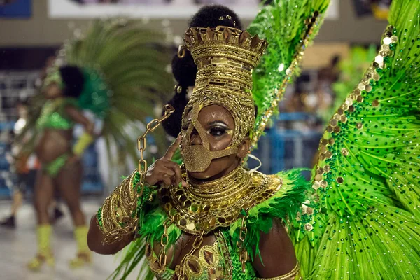 Río Janeiro Brasil Febrero 2020 Carnaval Río 2020 Desfile Escuelas — Foto de Stock