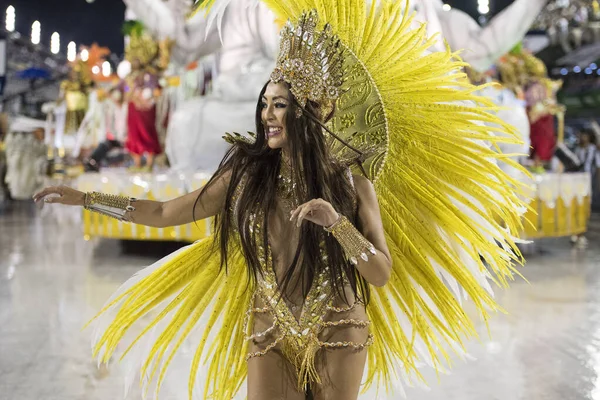 Rio Janeiro Brazylia Lutego 2020 Denise Kayan Karnawał Rio 2020 — Zdjęcie stockowe