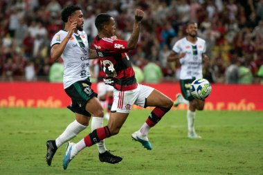 Rio de Janeiro, Rio de Janeiro, Brezilya - 26 Nisan 2023. Flamengo x Maringa Halkla İlişkiler Maracana Stadyumu.