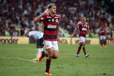 Rio de Janeiro, Rio de Janeiro, Brezilya - 26 Nisan 2023. Flamengo x Maringa Halkla İlişkiler Maracana Stadyumu.