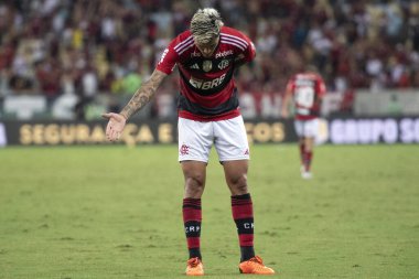 Rio de Janeiro, Rio de Janeiro, Brezilya - 26 Nisan 2023. Flamengo x Maringa Halkla İlişkiler Maracana Stadyumu.