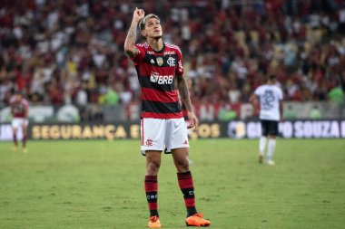 Rio de Janeiro, Rio de Janeiro, Brezilya - 26 Nisan 2023. Flamengo x Maringa Halkla İlişkiler Maracana Stadyumu.