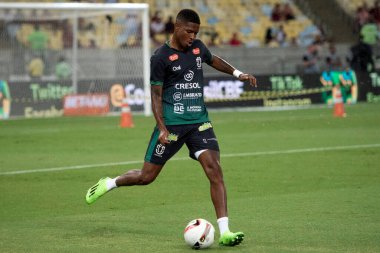 Rio de Janeiro, Rio de Janeiro, Brezilya - 26 Nisan 2023. Flamengo x Maringa Halkla İlişkiler Maracana Stadyumu.