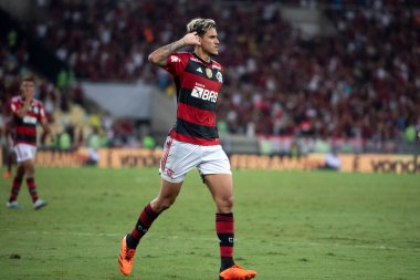 Rio de Janeiro, Rio de Janeiro, Brezilya - 26 Nisan 2023. Flamengo x Maringa Halkla İlişkiler Maracana Stadyumu.