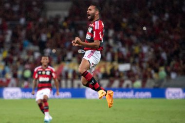 Rio de Janeiro, Rio de Janeiro, Brezilya - 26 Nisan 2023. Flamengo x Maringa Halkla İlişkiler Maracana Stadyumu.