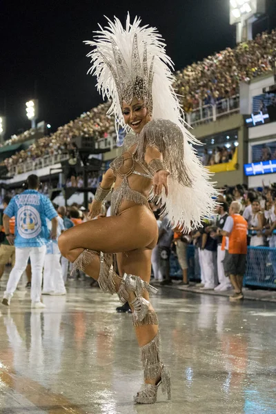 stock image Rio de Janeiro, RJ, Brazil - February 24, 2020: Sabrina Sato, Queen of the united school of Vila Isabel in the parade of samba schools in Rio de Janeiro