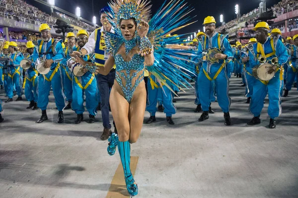 Rio Janeiro Brasile Febbraio 2020 Rio Carnival 2020 Sfilata Delle — Foto Stock