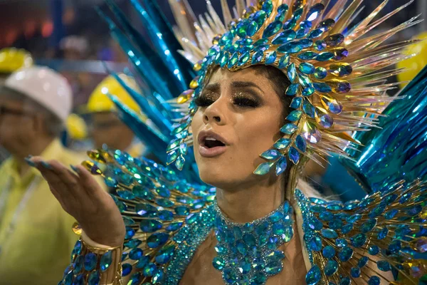 Rio Janeiro Brasile Febbraio 2020 Rio Carnival 2020 Sfilata Delle — Foto Stock