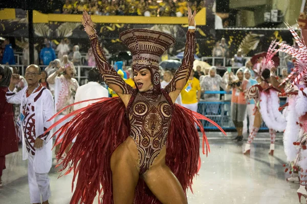 巴西里约热内卢 2020年2月29日 Raissa Machado 里约嘉年华2020 里约热内卢嘉年华冠军游行 — 图库照片
