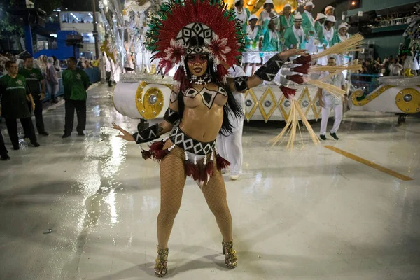 Río Janeiro Brasil Febrero 2020 Musa Mocidade Carnaval Río 2020 —  Fotos de Stock