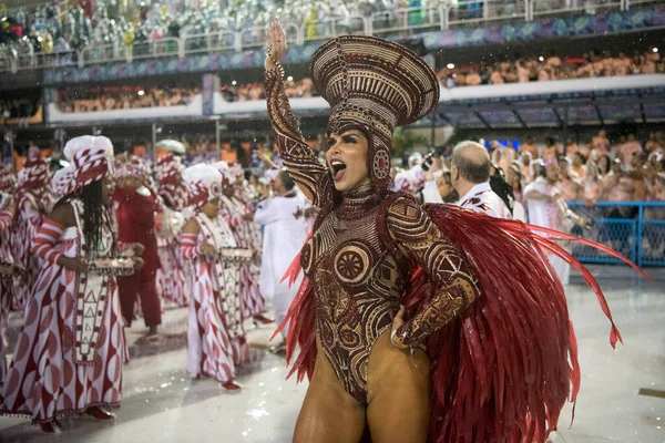 Rio Janeiro Brazilië Februari 2020 Raissa Machado Rio Carnaval 2020 — Stockfoto