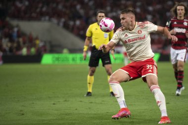 Rio de Janeiro, Rio de Janeiro, Brezilya - Ekim 05, 2022. Flamengo x Maracana Stadyumu 'ndaki Brezilya Şampiyonası için.