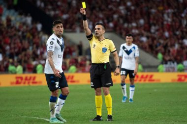 Rio de Janeiro, Rio de Janeiro, Brezilya - 07 Eylül 2022: Flamengo x Velez Sarsfield maçı. Libertadores yarı finali, Maracana Stadyumu 'nda. 
