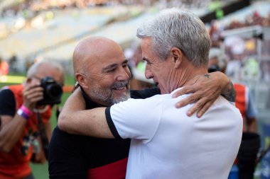 Rio de Janeiro (RJ), 30.04.2023 - Flamengo x Botafogo - Brezilya Şampiyonası için Flamengo x Botafogo maçı. 